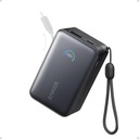 Anker Nano Powerbank, 45W 10000mAh with  Retractable Cable (black)