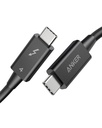 Anker Thunderbolt 4 Certified USB C to C Cable 2.3 ft-Black
